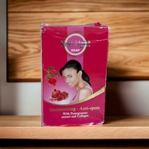 New light moisturising pomegranate extract & collagen bar soap 2pcs